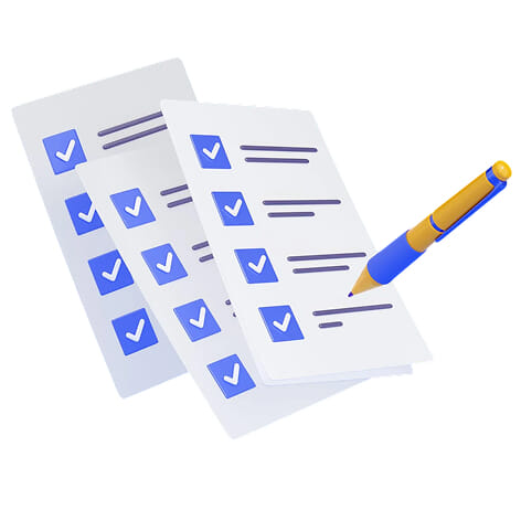 3d illustration of documents